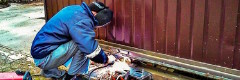 сварка ворот в лесном